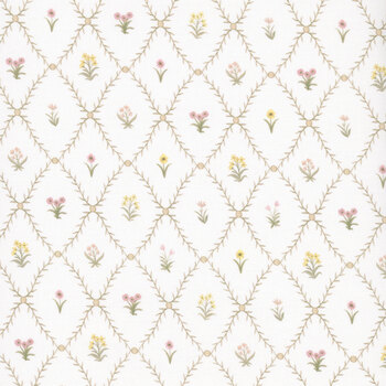 Tender and Mild 9300-04 White by Beth Reed for Studio E Fabrics