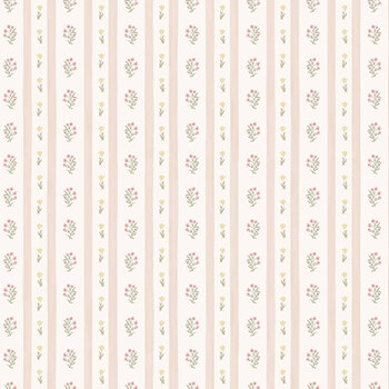 Tender and Mild 9302-22 Cream/Pink by Beth Reed for Studio E Fabrics, Image