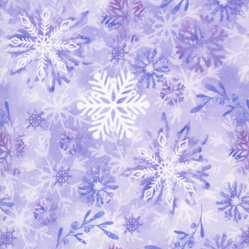 Ice Stellar 108" - 108" Wide 9191-57 Soft Purple by Vero Woods for Studio E Fabrics