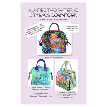 City Bags - Downtown Tote Pattern - Includes Stays, Image