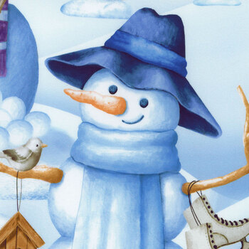 Snowflake Wishes 15187-99 Multi Panel by Nicole DeCamp for Benartex