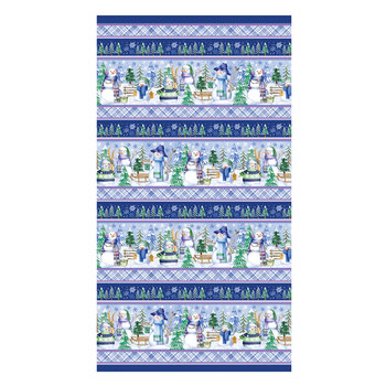 Snowflake Wishes 15188-99 Multi by Nicole DeCamp for Benartex, Image