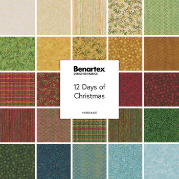 12 Days of Christmas  Yardage by Nancy Halvorsen for Benartex