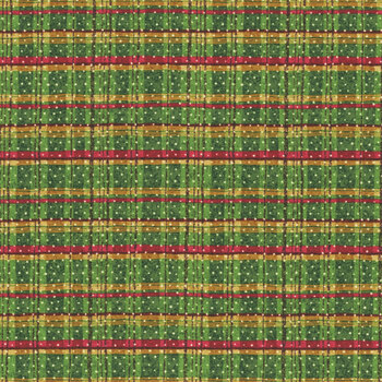 12 Days of Christmas 17273-40 Green by Nancy Halvorsen for Benartex