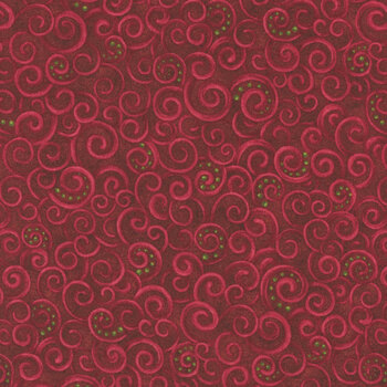 12 Days of Christmas 17275-10 Red by Nancy Halvorsen for Benartex