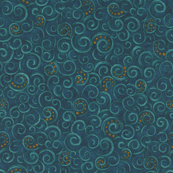 12 Days of Christmas 17275-11 Midnight by Nancy Halvorsen for Benartex