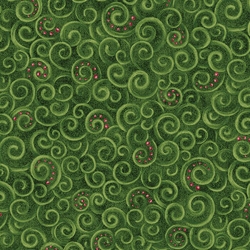 12 Days of Christmas 17275-40 Green by Nancy Halvorsen for Benartex, Image