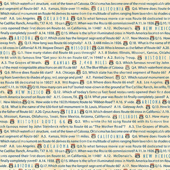 Historic Route 66 DP29247-11 Cream by Deborah Edwards and Melanie Samra for Northcott Fabrics, Image