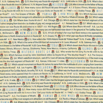 Historic Route 66 DP29247-11 Cream by Deborah Edwards and Melanie Samra for Northcott Fabrics
