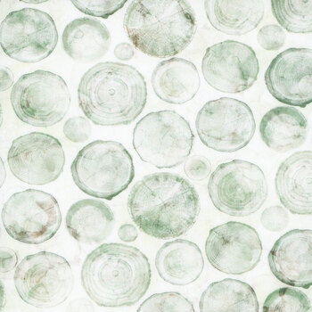 Altitude DP29161-10 Off White/Green by Deborah Edwards and Melanie Samra for Northcott Fabrics