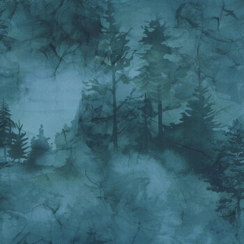 Altitude DP29163-47 Dk Blue by Deborah Edwards and Melanie Samra for Northcott Fabrics