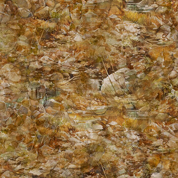 Serenity Springs DP29073-37 Rust by Deborah Edwards and Melanie Samra for Northcott Fabrics, Image