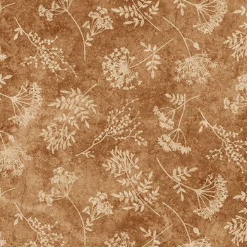 Organics - Stonehenge 29311-37 Rust by Linda Ludovico for Northcott Fabrics, Image