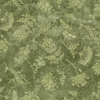 Organics - Stonehenge 29311-74 Green by Linda Ludovico for Northcott Fabrics
