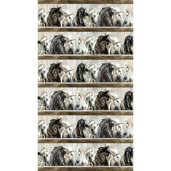 Shadow & Light DP29219-34 Brown Multi by Elise Genest for Northcott Fabrics, Image