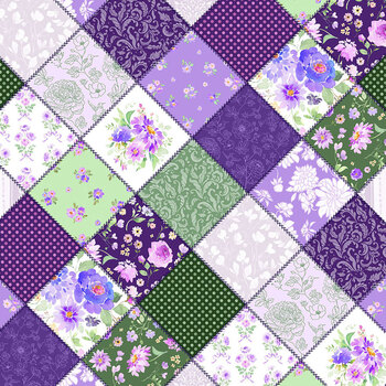 Chataeu En Fleur Y4974-55 Multi by Heatherlee Chan for Clothworks, Image