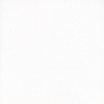 Star Spangled Whites 15357-09 White by Kanvas Studio for Benartex