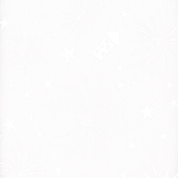 Star Spangled Whites 15360-09 White by Kanvas Studio for Benartex