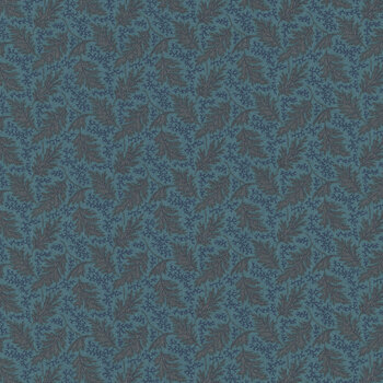 Midnight Bloom MAS11262-NA Navy/Brown by Maywood Studio