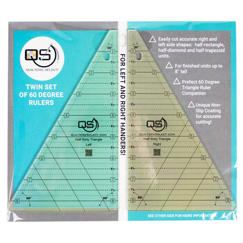 60 Degree Half Triangle Ruler Set, Image