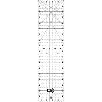 Quilter's Select Crystal Non-Slip Ruler 4-1/2in x 18in, Image