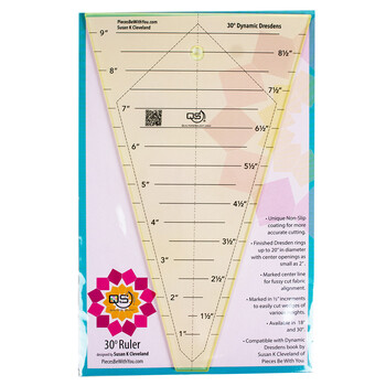 Quilter's Select Dynamic Dresdens 30 Degree Ruler, Image