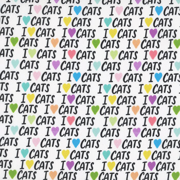 Are You Kitten Me? AT-CD4388 MULTI by Alice & Tilly for Timeless Treasures Fabrics