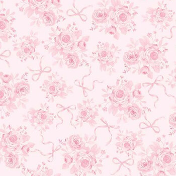 Pretty In Pink FLEUR-CD4332 PINK by Timeless Treasures Fabrics, Image