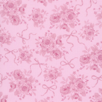 Pretty In Pink FLEUR-CD4332 ROSE by Timeless Treasures Fabrics