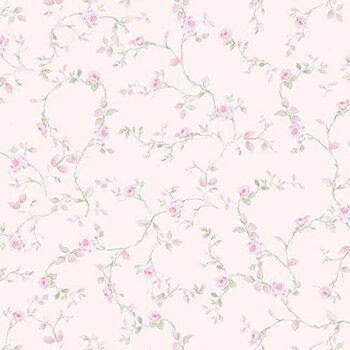 Pretty In Pink FLEUR-CD4336 LEMONADE by Timeless Treasures Fabrics, Image
