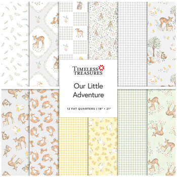 Our Little Adventure  12 FQ Set by Timeless Treasures Fabrics, Image