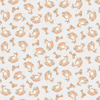 Our Little Adventure KIDZ-CD4411 SILVER by Timeless Treasures Fabrics, Image