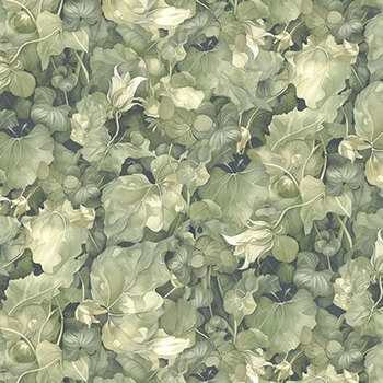 Lumière FLEUR-CD4358 GREEN by Timeless Treasures Fabrics, Image