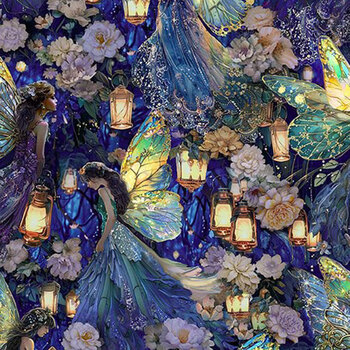 Lumière FLEUR-CD4351 MULTI by Timeless Treasures Fabrics, Image