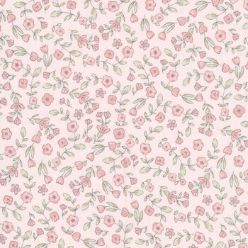 Purrfection Flannel FLEUR-CF4345 PINK by Timeless Treasures Fabrics
