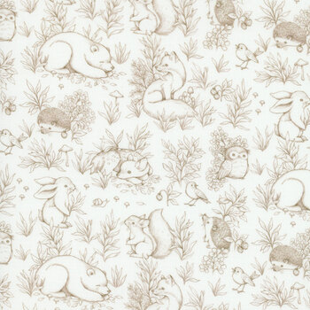 ABCs of Love STELLA-DNS3666-TAUPE by Nina Stajner for Dear Stella Designs