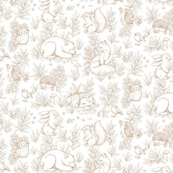 ABCs of Love STELLA-DNS3666-TAUPE by Nina Stajner for Dear Stella Designs, Image