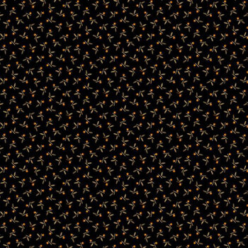 Midnight Cheddar R172085D-BLACK by Pam Buda for Marcus Fabrics, Image