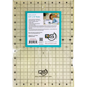 Quilter's Select - Non-Slip Ruler 8-1/2in x 12in, Image
