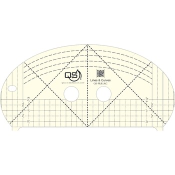 Quilter's Select - Precision Machine Quilting Ruler: Lines & Curves, Image