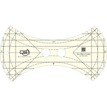 Quilter's Select - Precision Machine Quilting Ruler: Sew Many Circles, Image