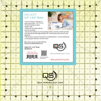 Quilter's Select - Non-Slip Ruler 9-1/2in x 9-1/2in, Image