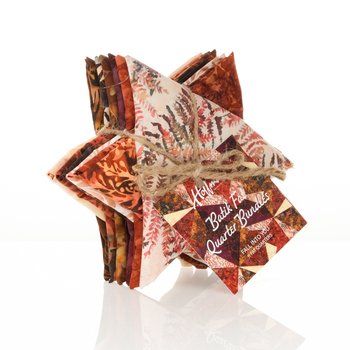 Bali Batiks Fall Into You  Fat Quarter Bundle Hoffman Fabrics