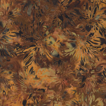 Bali Batiks - Fall Into You Y2678-432 Dijon by Hoffman Fabrics