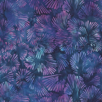 Bali Batiks - Violet Waves Y2676-424 Salvia by Hoffman Fabrics