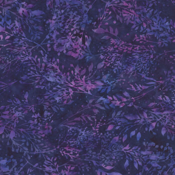 Bali Batiks - Violet Waves Y2670-358 Vegas by Hoffman Fabrics
