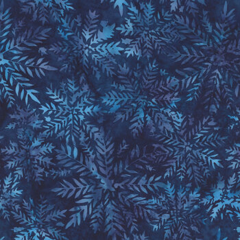 Bali Batiks - Violet Waves Y2681-230 Sapphire by Hoffman Fabrics