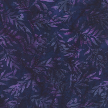 Bali Batiks - Violet Waves Y2673-162 Jewel by Hoffman Fabrics