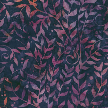 Bali Batiks - Jewel Noir Y2683-88 Boysenberry by Hoffman Fabrics