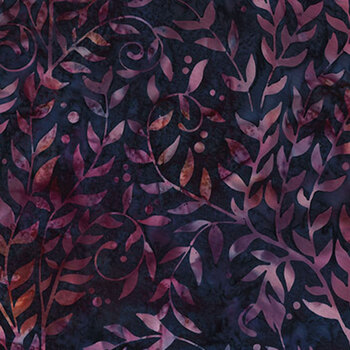 Bali Batiks - Jewel Noir Y2683-88 Boysenberry by Hoffman Fabrics, Image